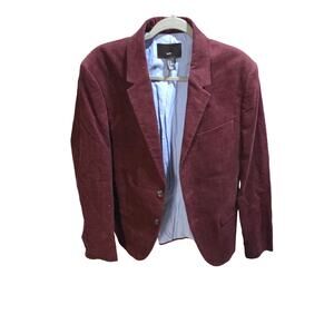 H&M Corduroy Men's Slim Fit Suit Jacket Size 44R